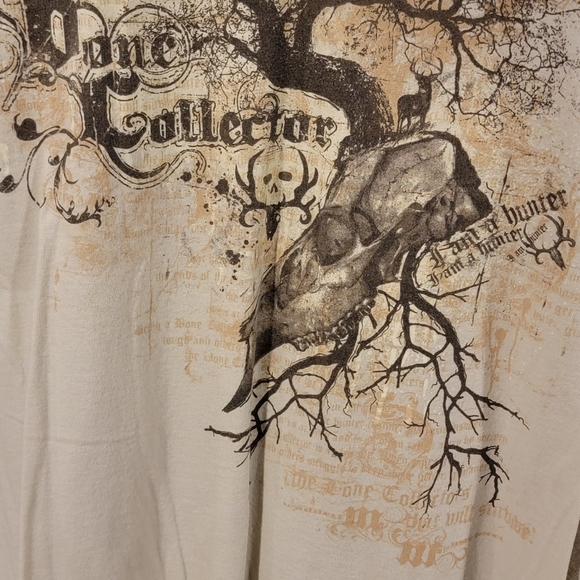 Xl bone collector tee shirt Tanish cream color - Picture 2 of 5